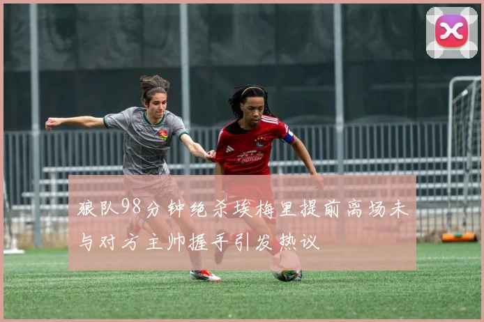 狼队98分钟绝杀埃梅里提前离场未与对方主帅握手引发热议